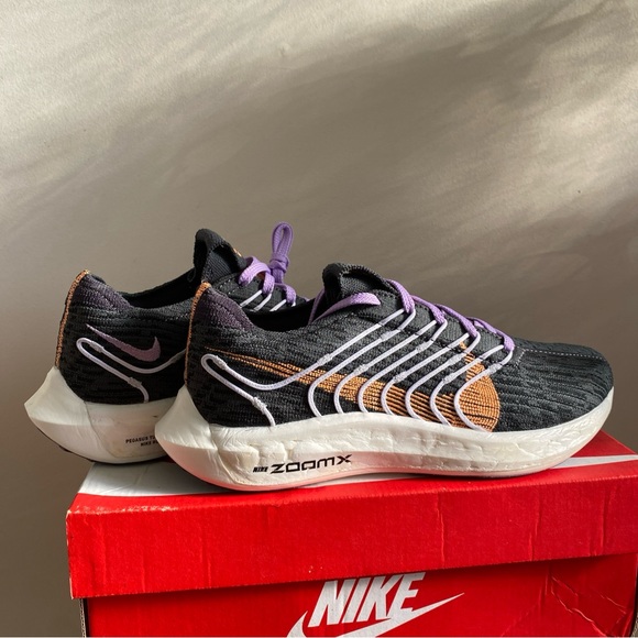 Nike Air Zoom Pegasus Turbo Next Nature Multicolor Black/Peach/Purple - Picture 4 of 8